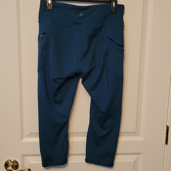 Athleta Mesh Contender Capris - Picture 4 of 7